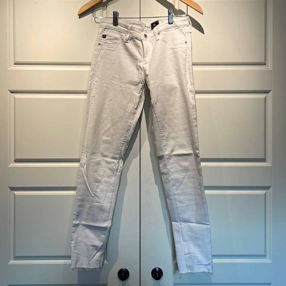 AG The Legging Ankle - White, 27R
